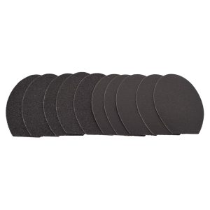 Stainless steel sanding stickers (5-coarse + 5-fine) round