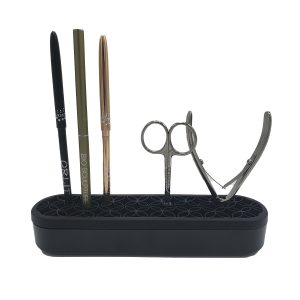 Silicone brush/tool holder