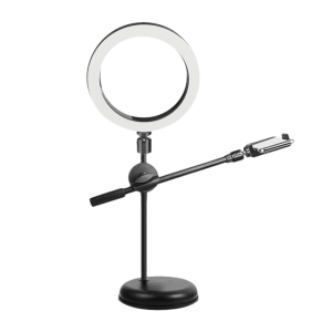 Professional LED ring light with USB + stand