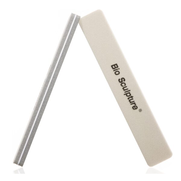 משייף אפור מרובע ציפורניים 220/220 Grit – Bio Sculpture
